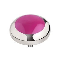 MelanO Vivid Setting Edelstaal Zilver Pink