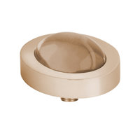 Melano Vivid Meddy Oval Stainless Steel Rose Gold-coloured Zirkonia Bal Champagne