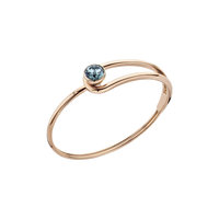 Melano Twisted Bracelet Taya Stainless Steel Rose Gold-coloured
