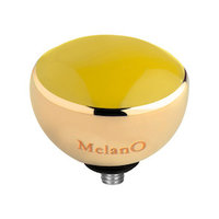 Melano Twisted Resin Meddy Edelstaal Goudkleurig Yellow