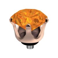 Melano Twisted Crown Aufsatz Ros&eacute;goldfarben Oker