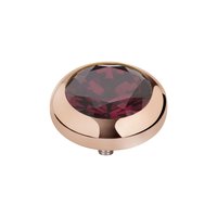 Melano Vivid Zirkonia Meddy Rose Gold-Coloured Burgundy