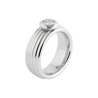 Melano Vivid Stainless Steel Ring Silver-coloured Vera