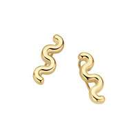 Melano Friends Oorstekers Crinkle Goudkleurig