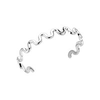 Melano Friends Armband Crinkle Zilverkleurig