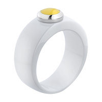 Melano Vivid Ring Ceramic White 8mm