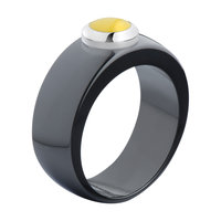 Melano Vivid Ring Ceramic Black 8mm