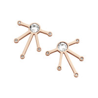 Melano Friends Oorstekers Falling Stars Rose Goudkleurig