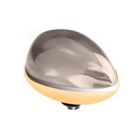 Melano Twisted Meddy Pear Stainless Steel Citrine Rose Gold-coloured