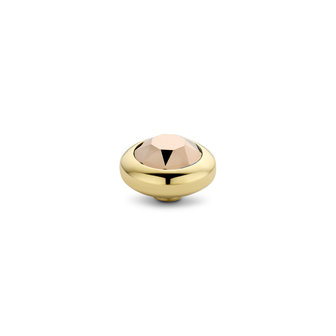 Melano Vivid Meddy  Gold-coloured Zirkonia Rose Crystal