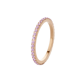 Melano Friends Ring Sade Ros&eacute;goldfarben Zirkonia Blossom