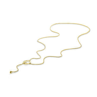 Melano Twisted Necklace Circle Gold-coloured