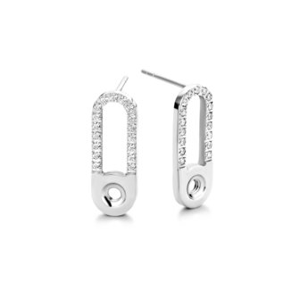 Melano Twisted Tedd CZ earrings stainless steel