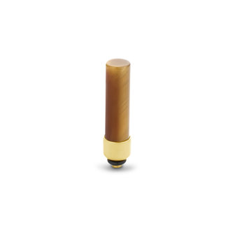 Melano Twisted Gemstone Cilinder steentje goudkleurig - Tigereye