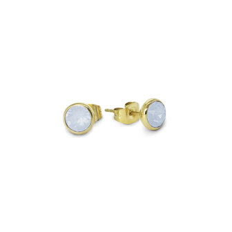 Melano Friends Mabel cz earrings gold-coloured Moonstone 