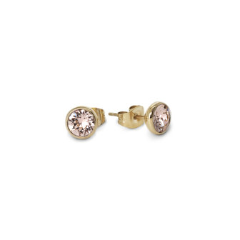 Melano Friends Mabel cz earrings rose gold-coloured Pink 