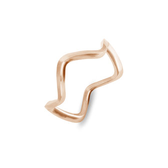 Melano Friends Romy ring rose gold plated