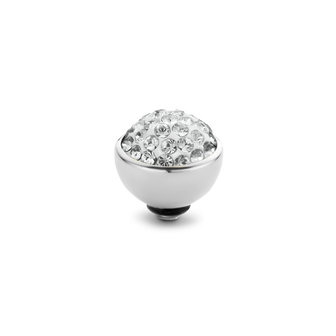 Melano Twisted Shiny Aufsatz Silberfarben - Crystal