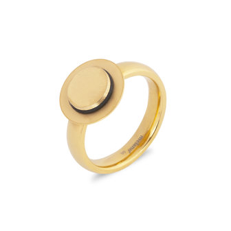 Melano Globe ring gold plated 