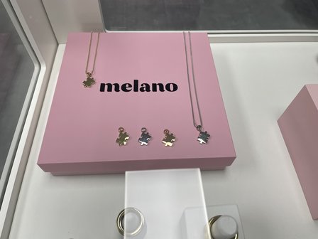 Melano Friends Puzzle Anh&auml;nger Goldfarben 15mm