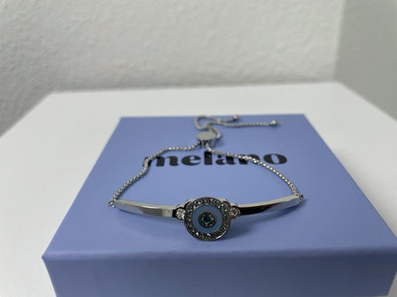 Melano Twisted Thirsa Bracelet Silverplated - onesize