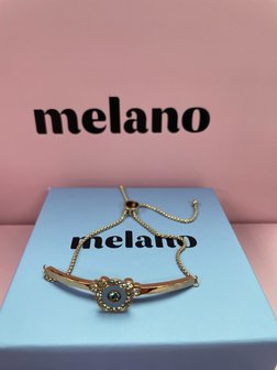 Melano Twisted Thirsa Armband Ros&eacute;goldfarben - onesize