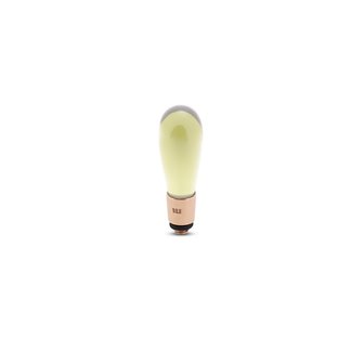 Melano Twisted Glass drop Aufsatz Ros&eacute;goldfarben Olive