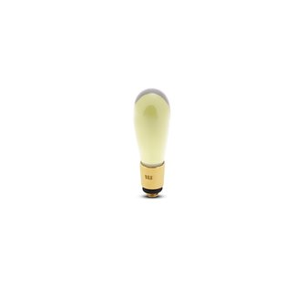 Melano Twisted Glass drop Aufsatz Goldfarben Olive