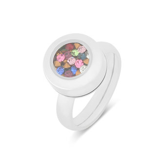 Melano Globe Grace Ring Zilverkleurig