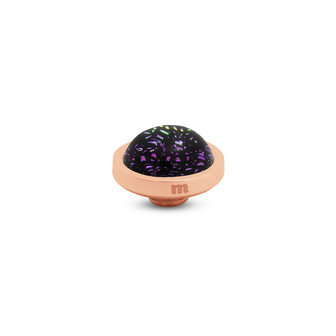 Melano Vivid Shimmer Stone Rose Gold Plated Violet
