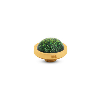 Melano Vivid Shimmer Stone Gold Plated Green