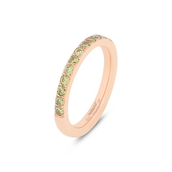 Melano Friends Saddy Ring Gold Plated Olive