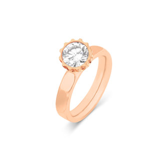 Melano Mix &amp; Match Twisted Sunny Side Up Ring Ros&eacute;goldfarben