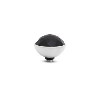 Melano Twisted Flash Stone Stainless Steel Jet Black
