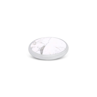 Melano Kosmic Gem Disk Stone Stainless Steel Howlite