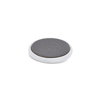 Melano Kosmic Wood Disk Stone Stainless Steel Black Oak