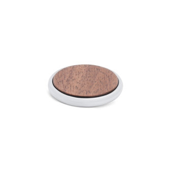 Melano Kosmic Wood Disk Stone Stainless Steel Walnut