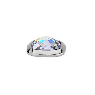 Melano Kosmic Facet Square Small Stone Stainless Steel Crystal