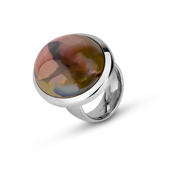 Melano Kosmic Kyra Ring Silberfarbener Golden Shadow