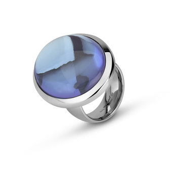 Melano Kosmic Kyra Ring Stainless Steel Ocean Delite