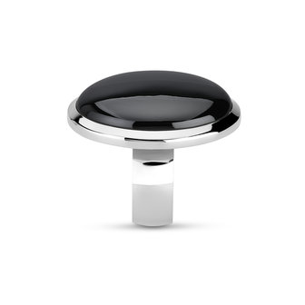 Melano Kosmic Kyra Ring Silberfarbener Satin Moroda