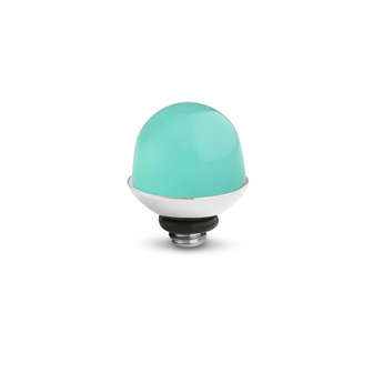 Melano Twisted Bulb Stone Stainless Steel Turquoise