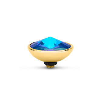 Melano Twisted Gradient Stone Gold Plated Royal Blue Delite