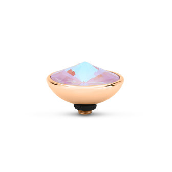 Melano Twisted Gradient Stone Rosgoldfarbener Kristall Lavendel Delite