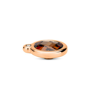 Melano Vivid Joined CZ Stone Rose Gold Plated Champagne