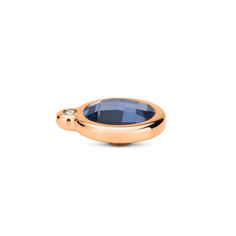 Melano Vivid Joined CZ Stone Rose Gold Plated Lavender