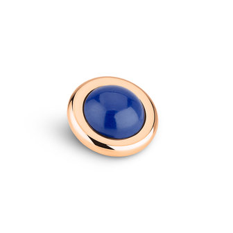 Melano Vivid Rounded Gem Steentje Rose Goudkleurig Lapis Lazuli