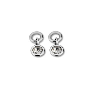 Melano Friends Beau Earring hangers Silver-plated Crystal