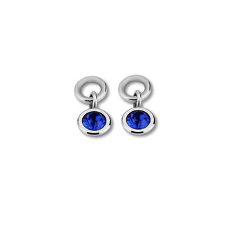 Melano Friends Beau Earring hangers Silver-plated Sapphire