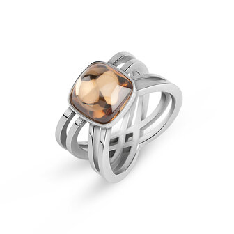 Melano Vivid Vlora Ring Zilverkleurig